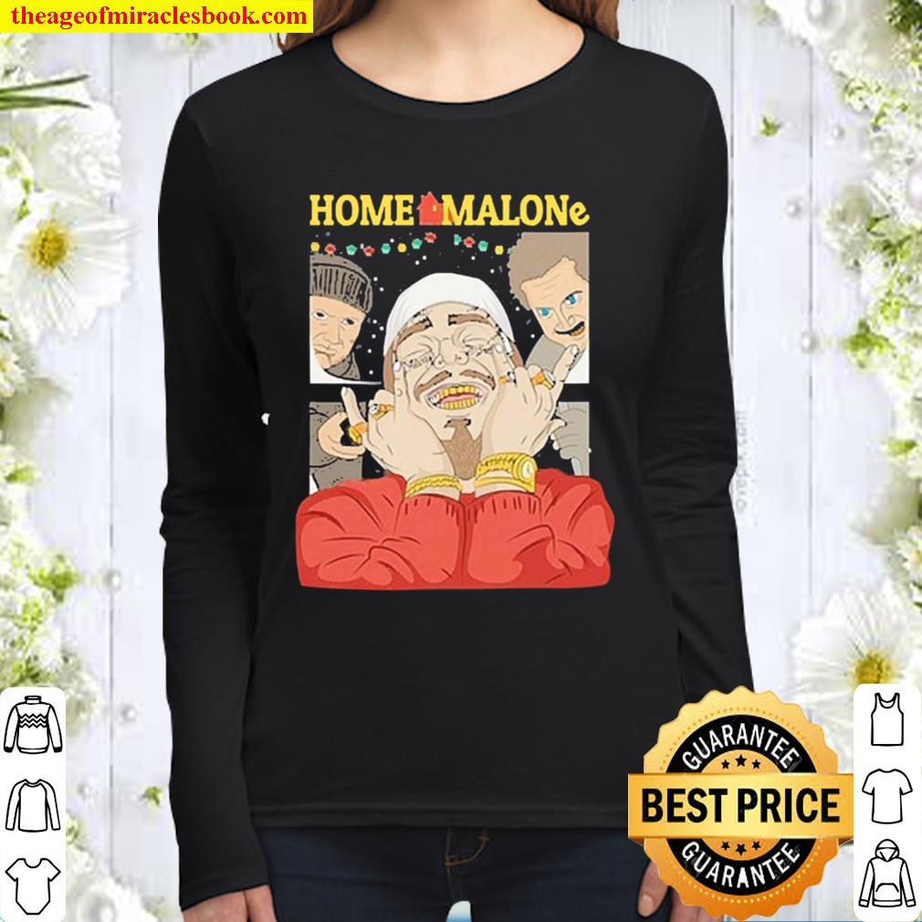 Post Malone Home Malone Ugly Christmas Women Long Sleeved