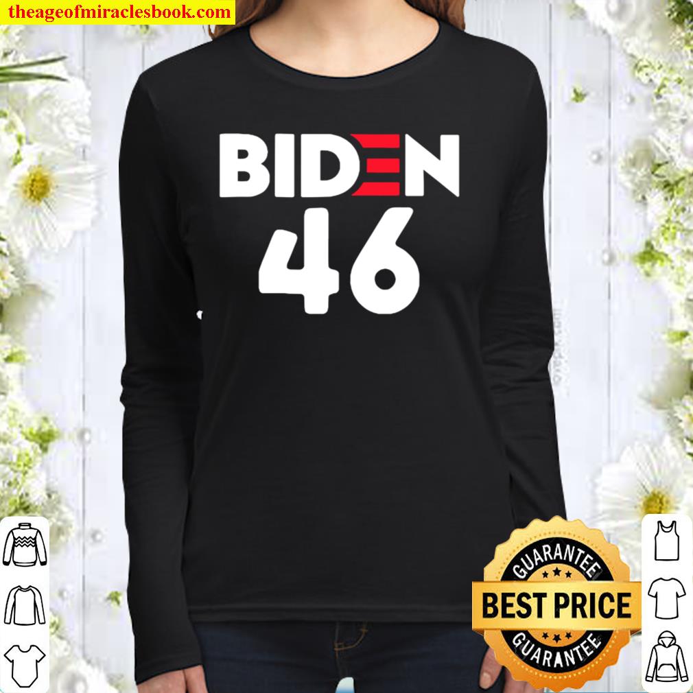 President joe biden 46 election gift democrat Women Long Sleeved