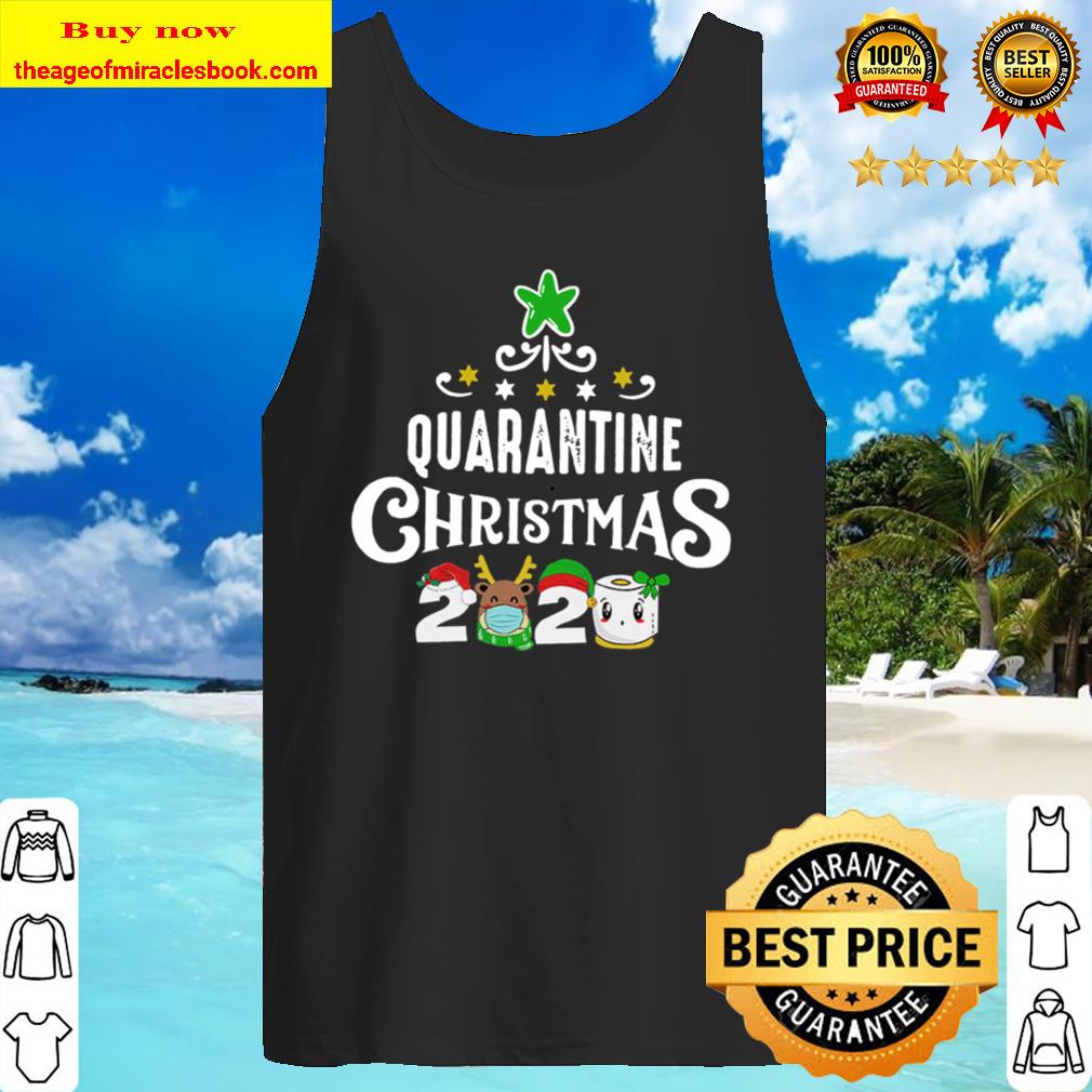 Quarantine 2020 Christmas Shirt, Family Christmas Shirts, Christmas Qu Tank Top
