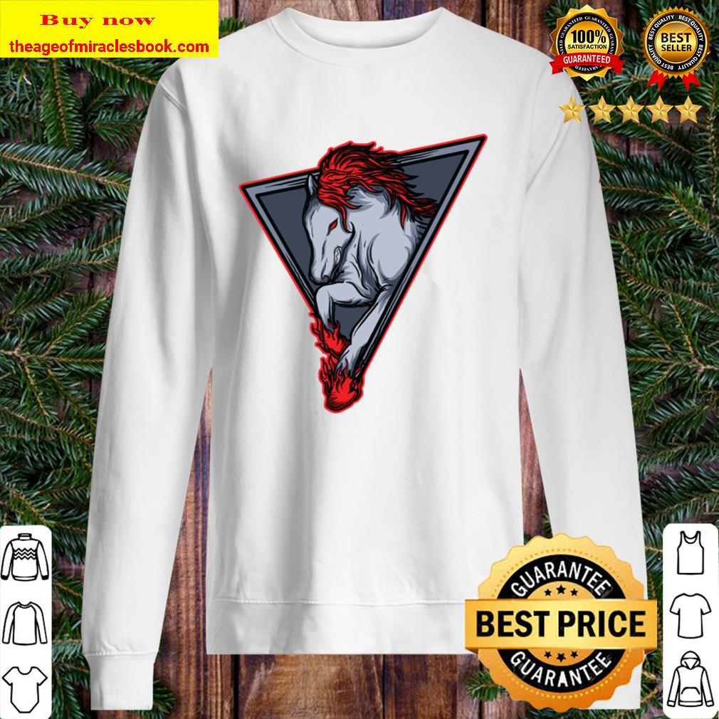 Red hair fire horse Sweater