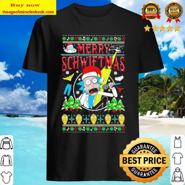 Rick Merry Schwiftmas ugly Christmas Shirt