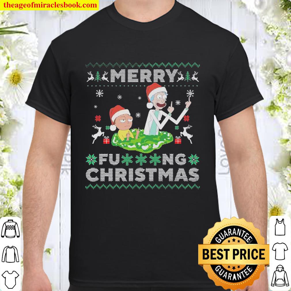 Rick and Morty Merry Ugly Christmas Shirt, Hoodie, Long Sleeved, SweatShirt