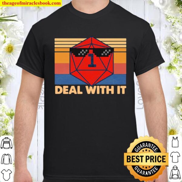 Roll game deal with it vintage retro Shirt