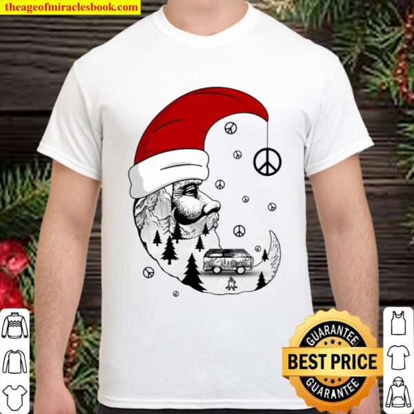 Santa Moon Hippie Shirt