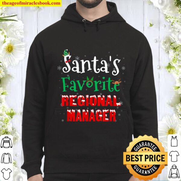 Santa_s Favorite Regional Manager Christmas Costumes Xmas Hoodie