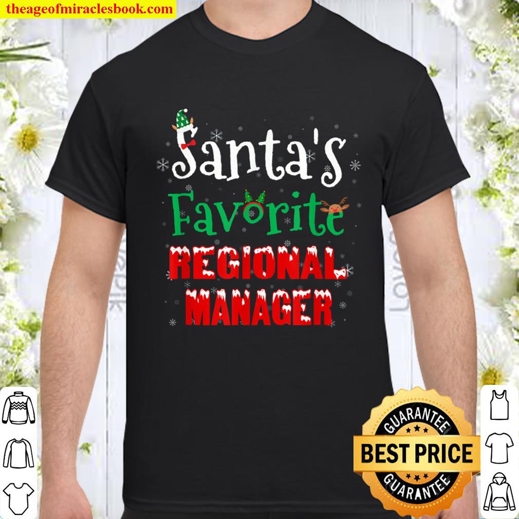 Santa’s Favorite Regional Manager Christmas Costumes Xmas Shirt