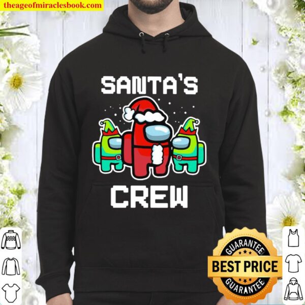 Santa’s Crew Among Us Game Sus Xmas Hoodie