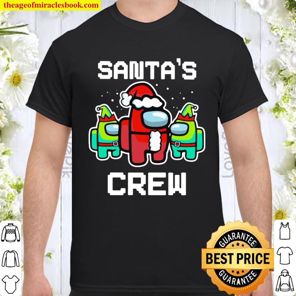 Santa’s Crew Among Us Game Sus Xmas Shirt, Hoodie, Long Sleeved, SweatShirt