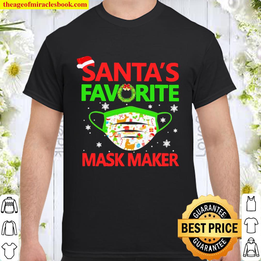 Santa’s favorite mask maker Christmas Shirt, Hoodie, Long Sleeved, SweatShirt