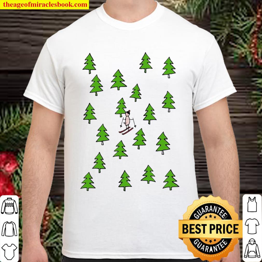 Ski Equipment Christmas Tree Shirt, Hoodie, Long Sleeved, SweatShirt