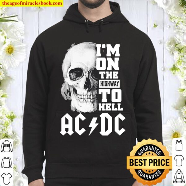 Skull I’m on the highway to hell ACDC Hoodie