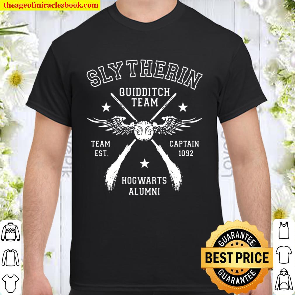 Slytherin Quidditch Team Captain Sweatshirt, Hogwarts Alumni, Comfy Unisex Fit Shirt, Hoodie, Long Sleeved, SweatShirt
