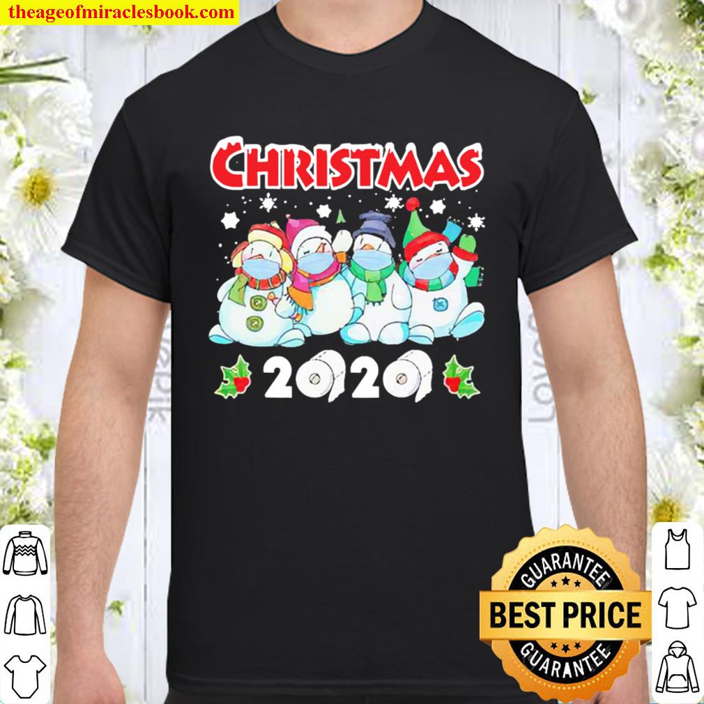 Snowmies face mask Christmas 2020 Shirt