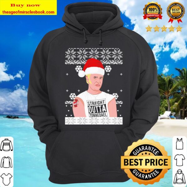 Straight Outta Zonnedael Ugly Christmas Hoodie