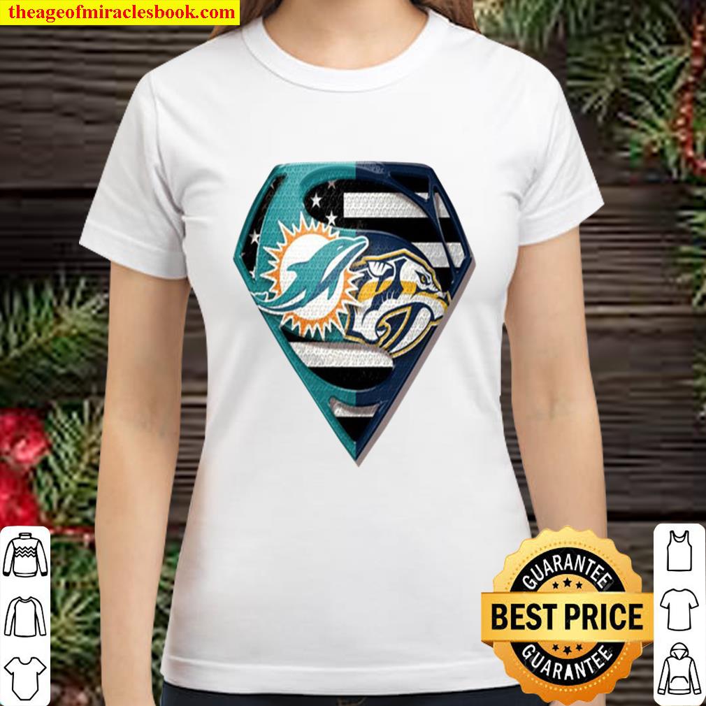 Miami Dolphins Classic Logo T-Shirt - Womens