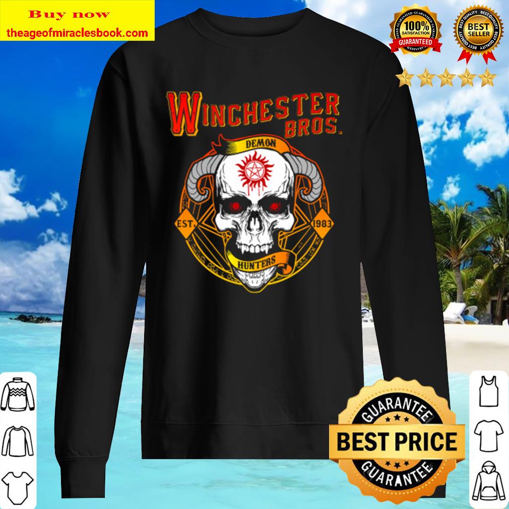 Supernatural Winchester Bros Skull Sweater