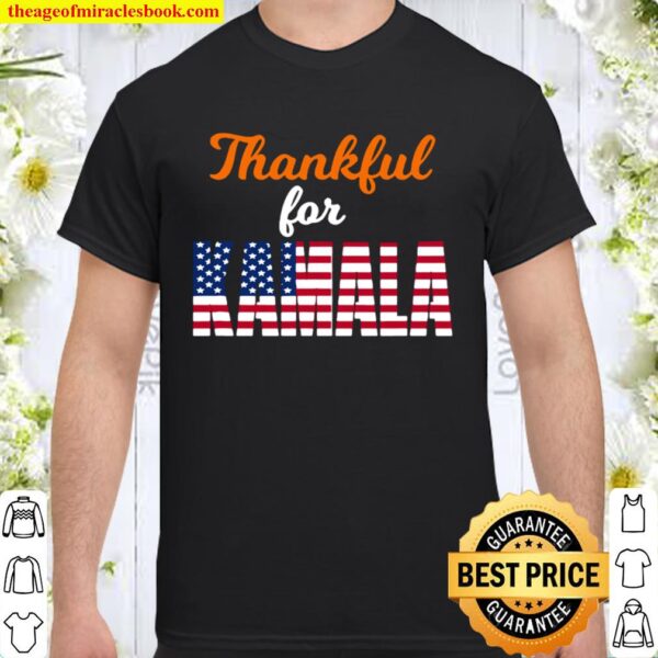 Thankful For Kamala Harris American Flag Shirt
