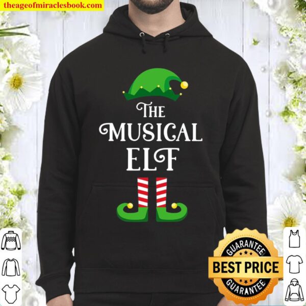 The Musical Elf Matching Family Group Christmas Gift Hoodie