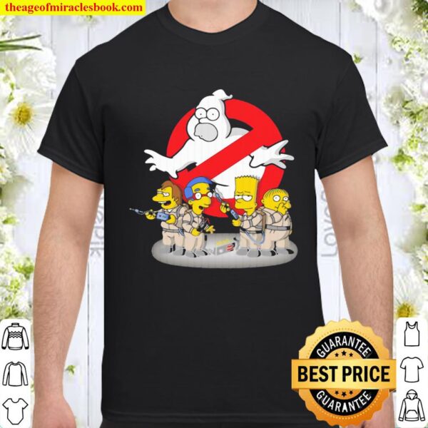 The Simpsons Family ghostbuster Shirt