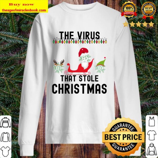 The Virus That Stole Christmas Hat Santa Sweater