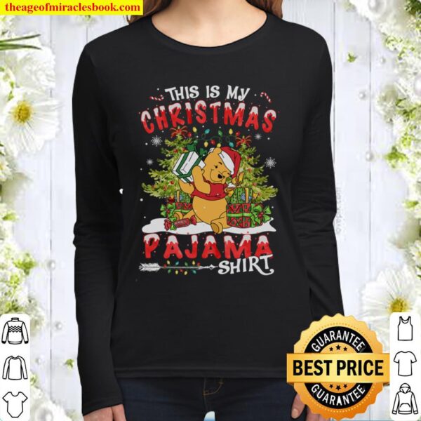 This Is My Christmas Pajama Pooh Women Long Sleeved