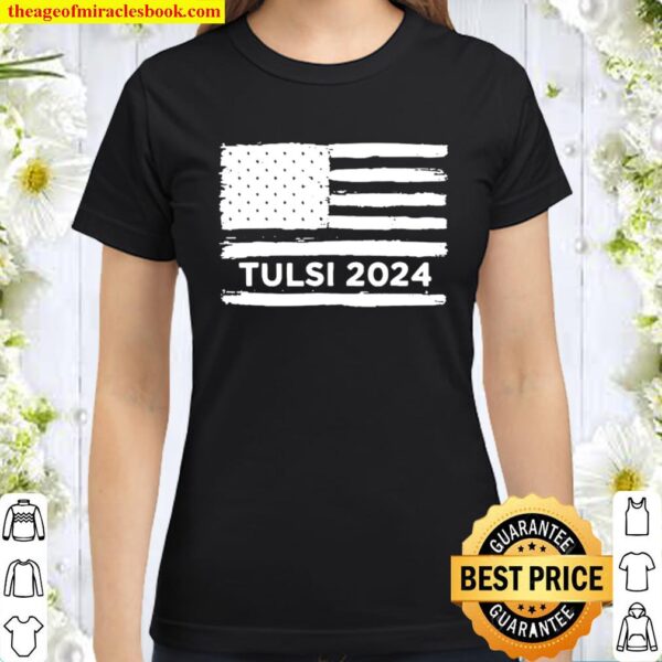Tulsi Gabbard 2024 American Flag Classic Women T-Shirt