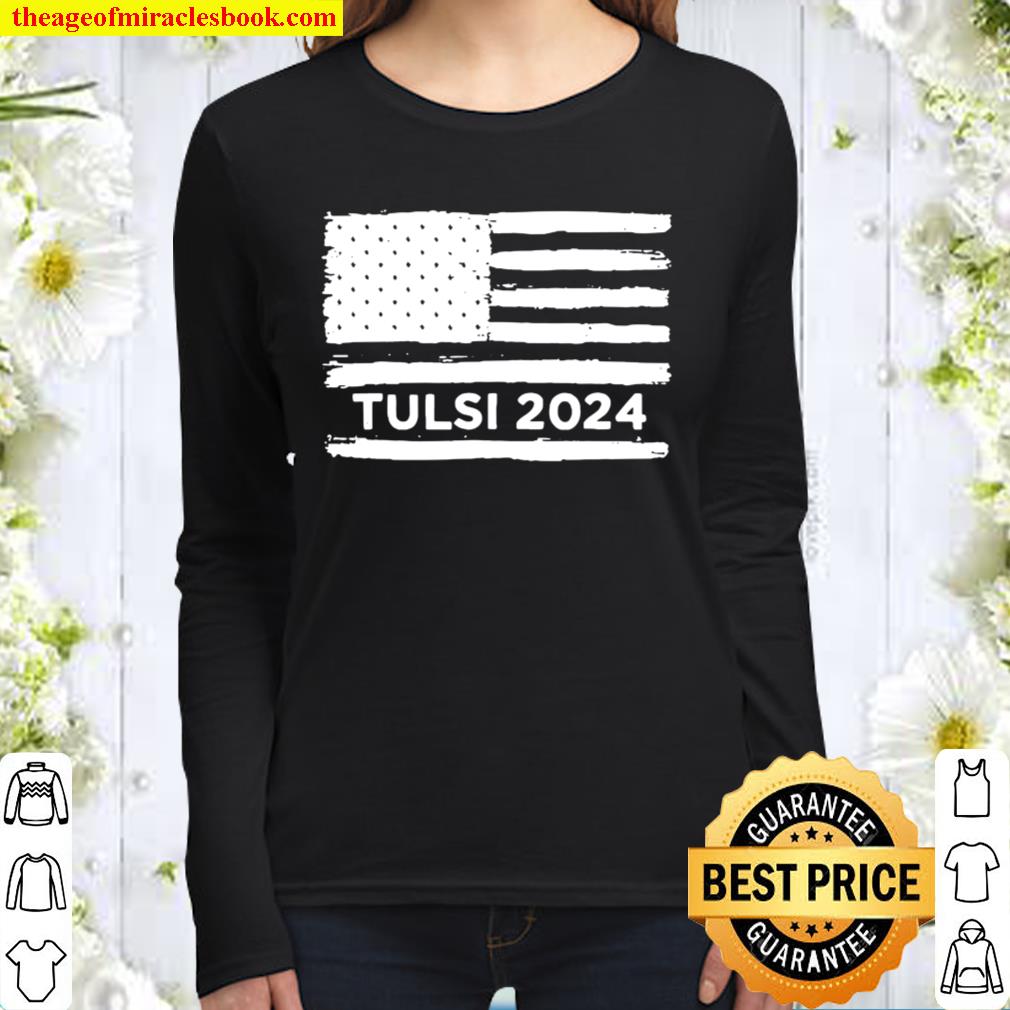 Tulsi Gabbard 2024 American Flag Women Long Sleeved