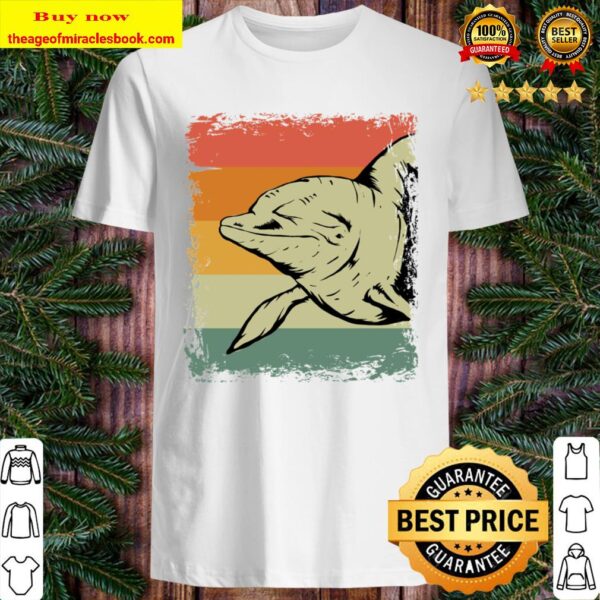 Vintage Dolphin Animal Gift Idea Shirt