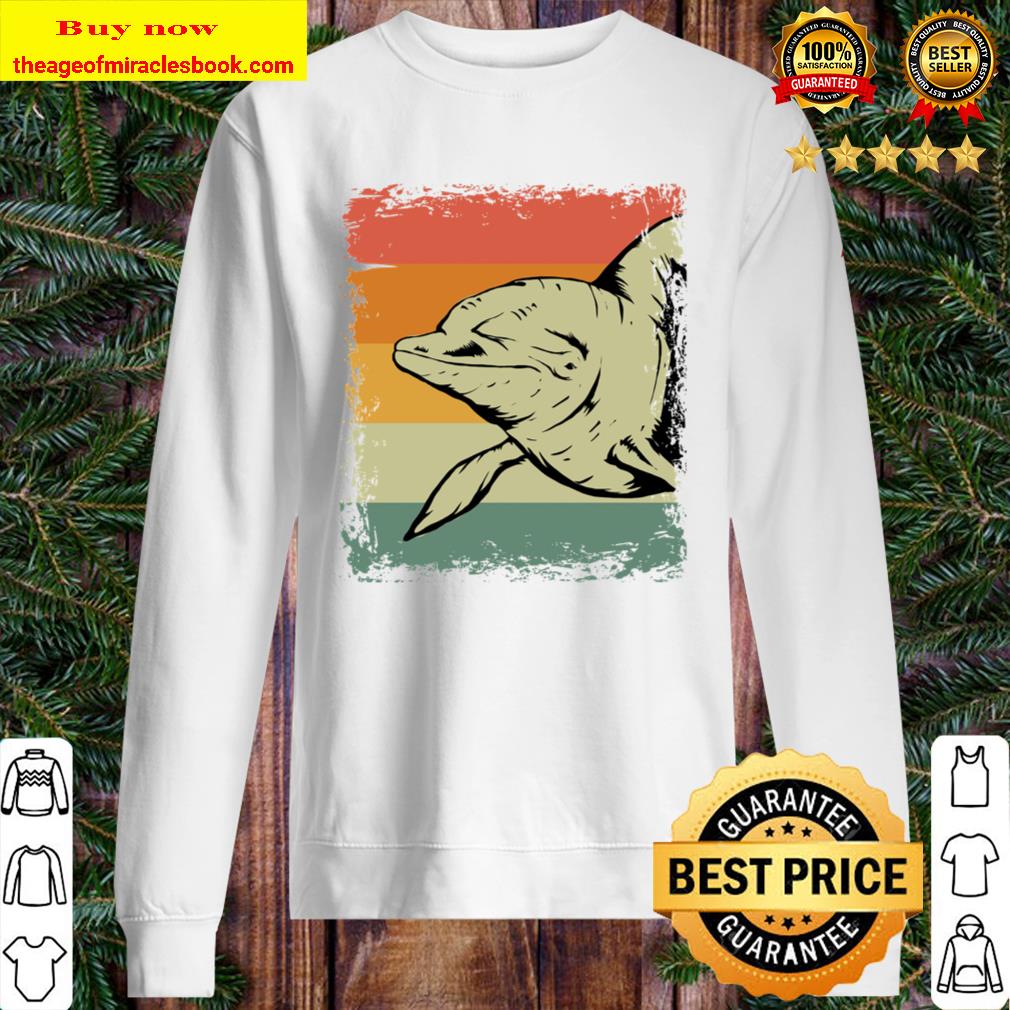 Vintage Dolphin Animal Gift Idea Sweater