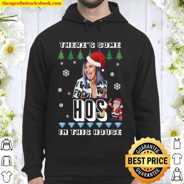 WAP Christmas Sweater Theres some hos in this house Cardi B Funny Ugly Hoodie