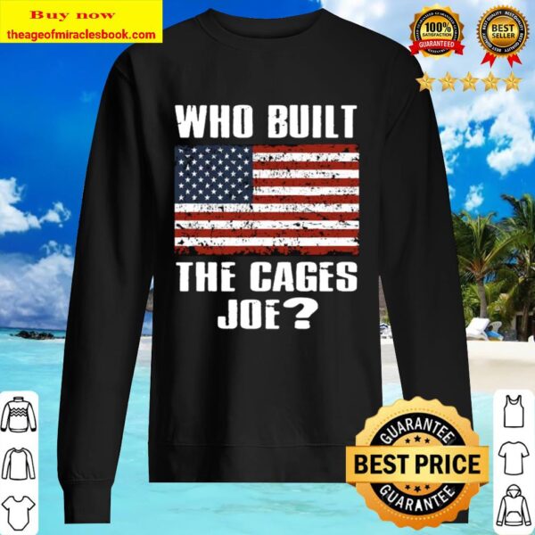 Who Built The Cages Joe American Flag Sweater