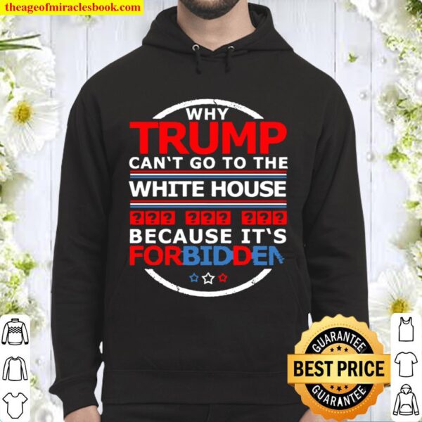 Why Trump can’t go to the white house because it’s for Biden Hoodie