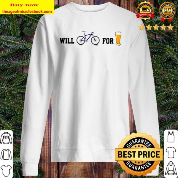Will Bike For Beer Sweater