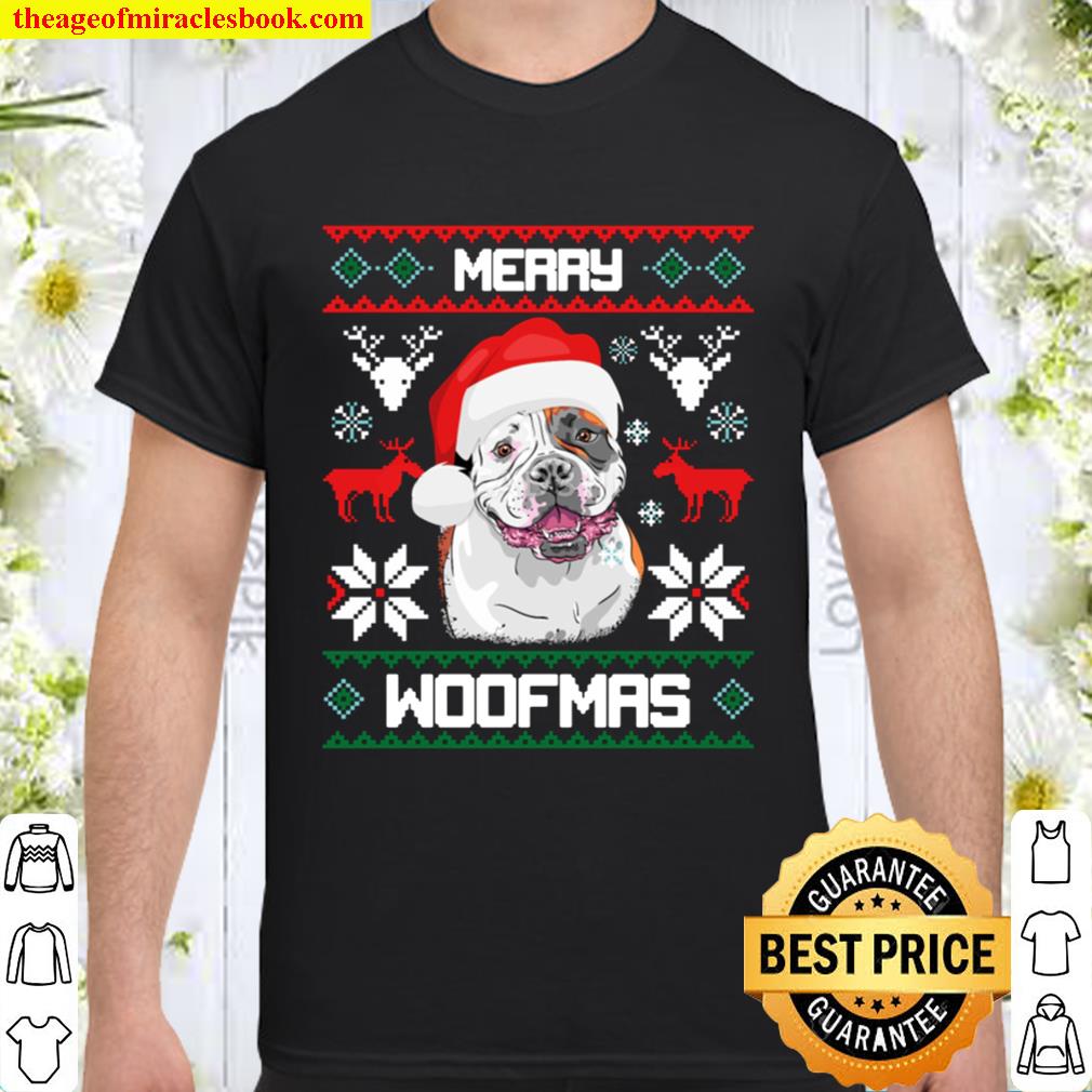 Wolf Merry Woofmas Ugly Christmas Shirt