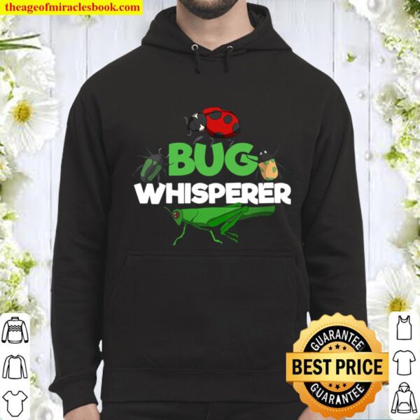 Womens Bug Whisperer Cool Outdoor Entomology Funny Hoodie