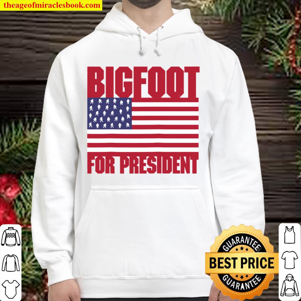 bigfoot for president usa raglan baseball Hoodie