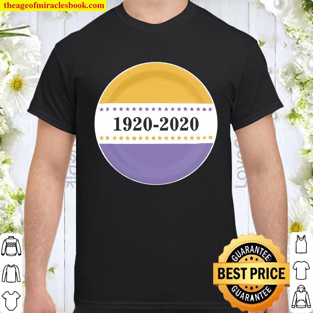 19th amendment xix suffragette 100 yrs anniversary feminist t-shirt