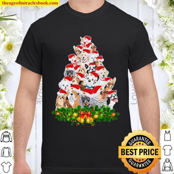 2020 Dogs Santa Christmas Tree Shirt