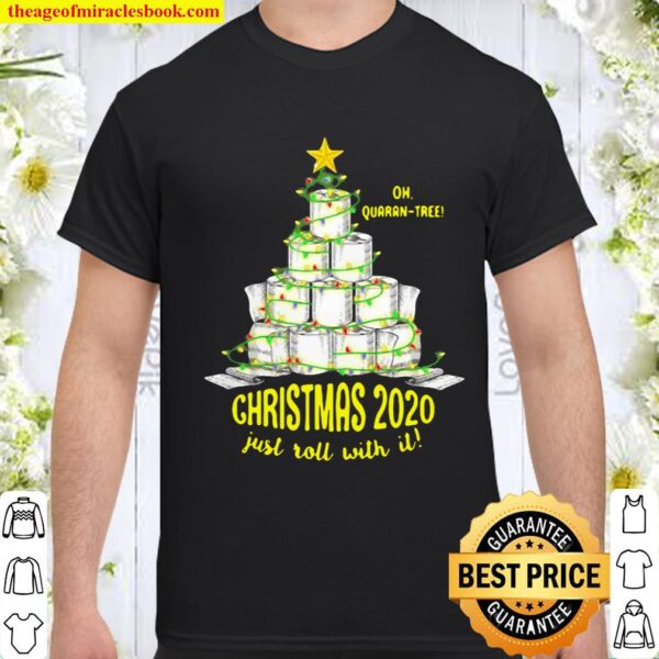 2020 Funny Quarantine Christmas Toilet Paper Tree Shirt