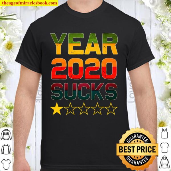 2020 Sucks Shirt 2020 One Star Funny Christmas Shirts 2020 Shirt