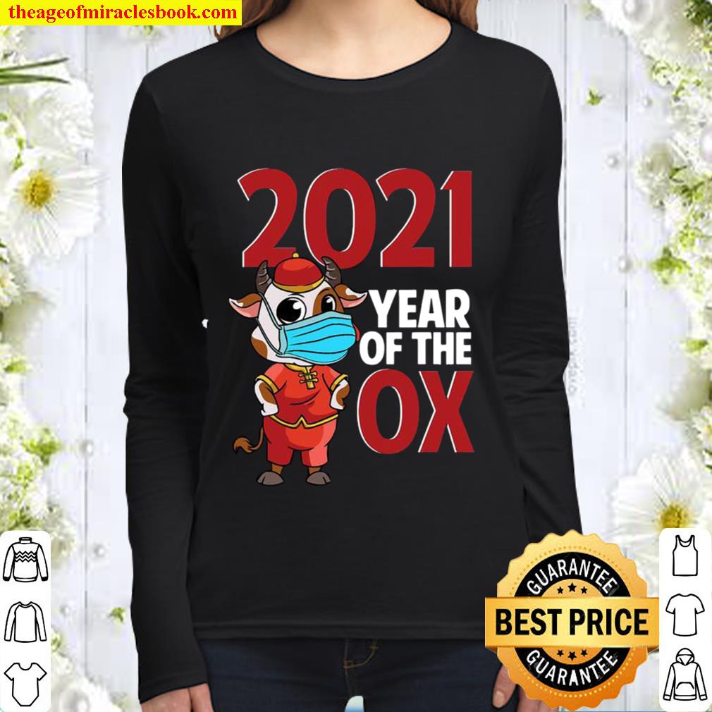 2021 Year Of The Ox Chinese New Year Zodiac Buffalo Women Long Sleeved