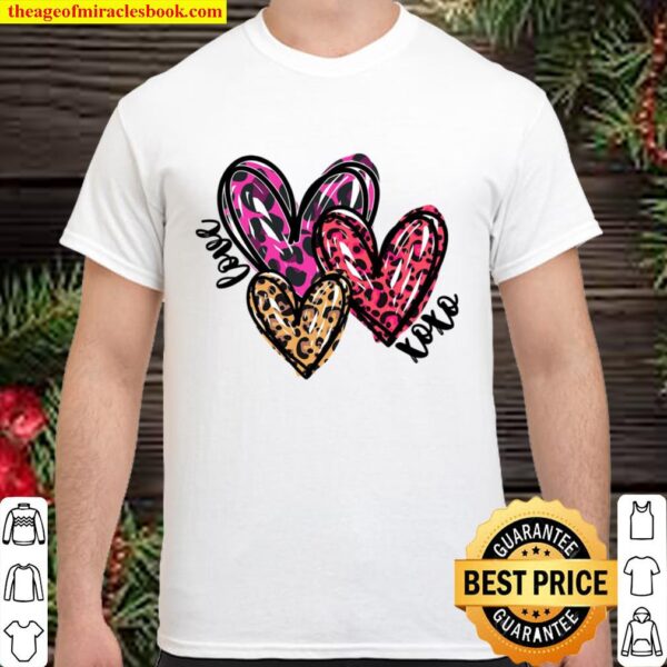 3 Heart Love Shirt, XOXO LOVE Shirt, Valentines Day Shirt, Buffalo Pla Shirt
