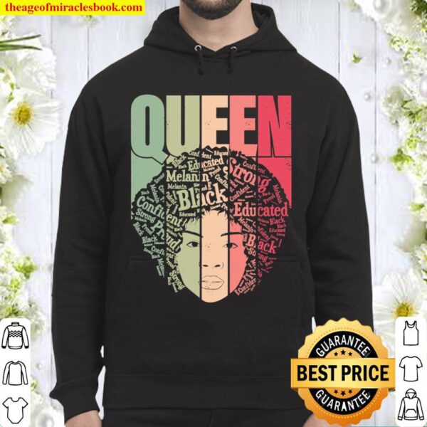 African American for Educated Strong Black Queen Woman Hoodie