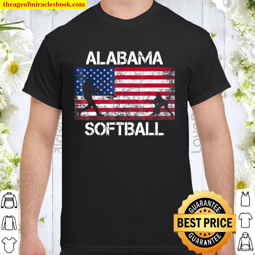 Alabama Softball Team American Flag Gif new Shirt, Hoodie, Long Sleeved, SweatShirt