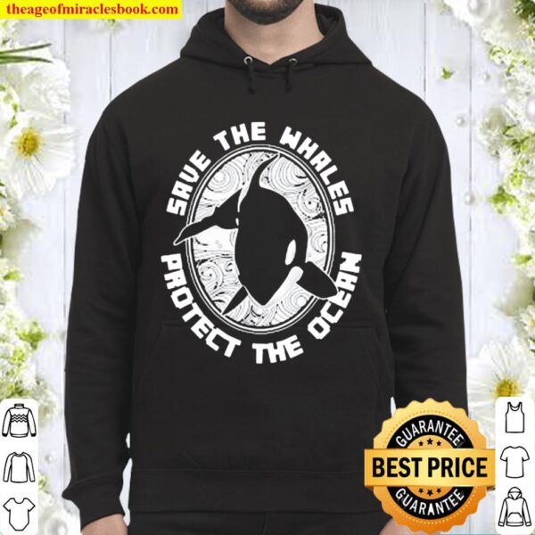 Animal Lover Gift Ocean Animals Earth Day Killer Whale Hoodie