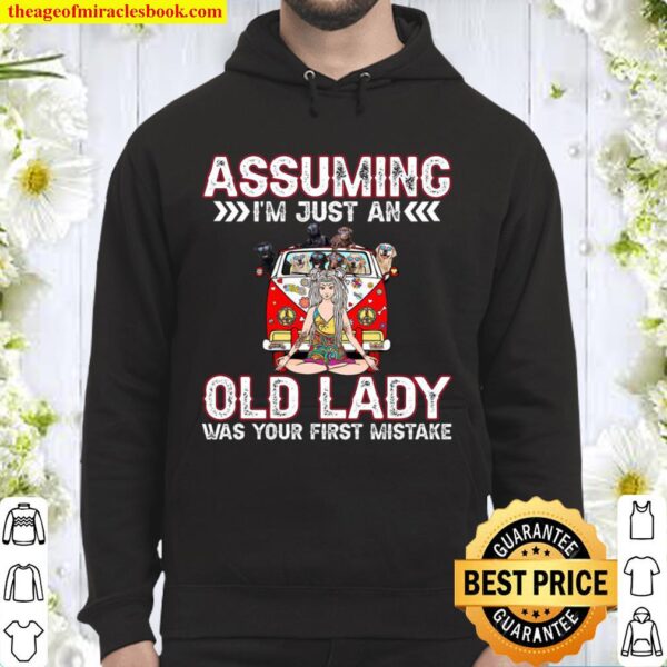 Assuming I_m Just An Old Lady Was Your First Mistake Hoodie