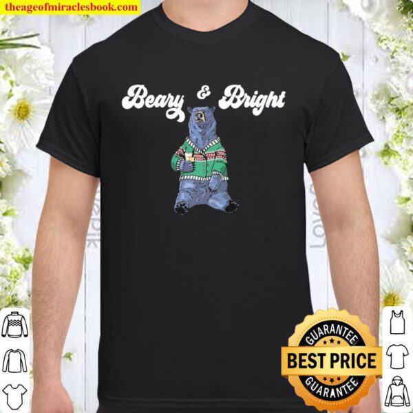 Beary and bright merry christmas Shirt