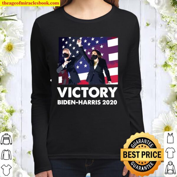 Biden Harris 2020 Victory President Election Celebration Women Long Sleeved