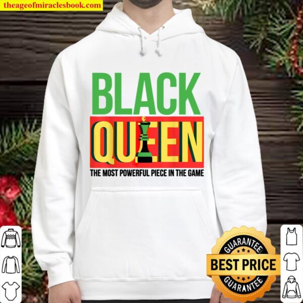 Black Queen The Most Powerful Piece In The Game Melanin Love Hoodie