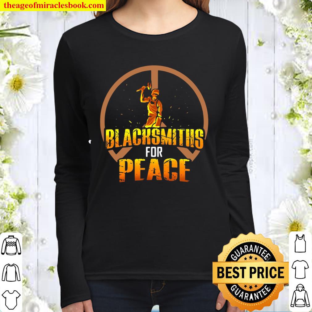 Blacksmiths For Peace Women Long Sleeved